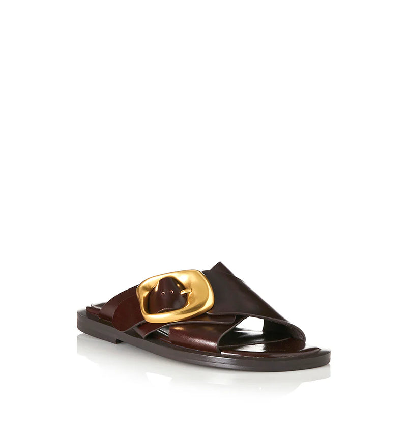 ELLE - Choc Leather