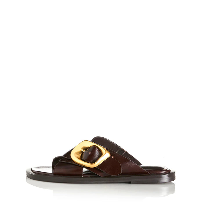 ELLE - Choc Leather