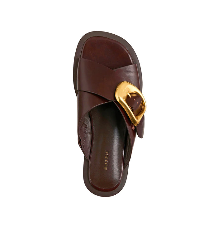 ELLE - Choc Leather