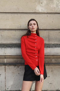 Ellidy Cardigan Red
