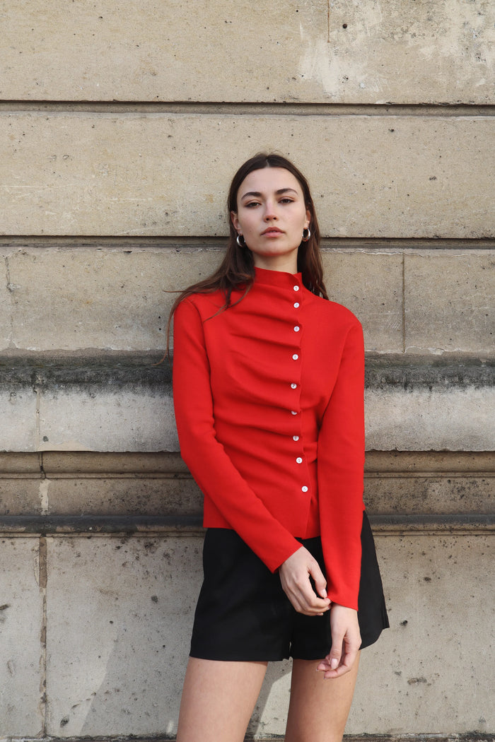 Ellidy Cardigan Red