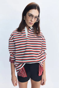 Ellie Polo Top - Red