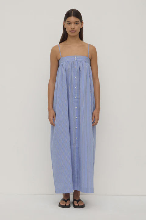 Erina Stripe Maxi Dress - Blue/White Stripe