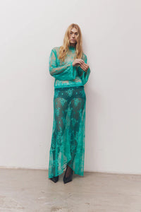 Ferra Skirt - Turquoise