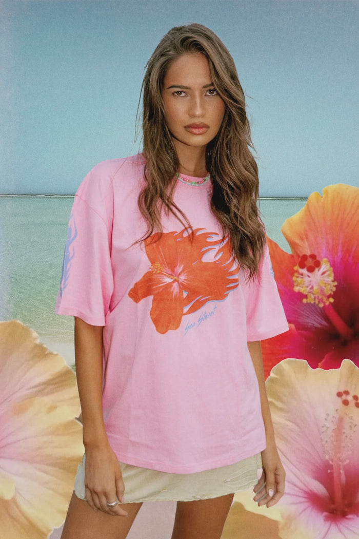 Flaming Hibiscus T-shirt
