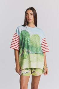 Gardenia Oversized Tee