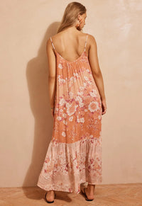 Isola Strappy Dress - Sunfade Pink