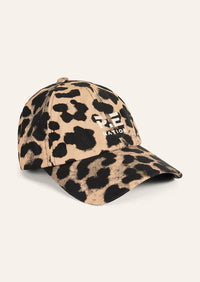 HEADS UP CAP - BLACK/LEOPARD