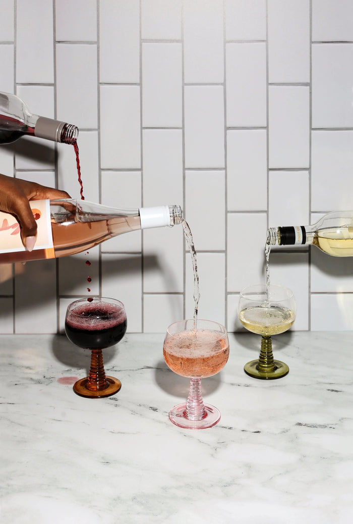 THE ROMY WINE GLASSES SET - BLUSH