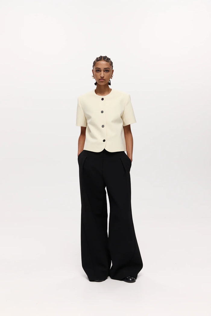 Short Sleeve Tilmens Jacket - Bone