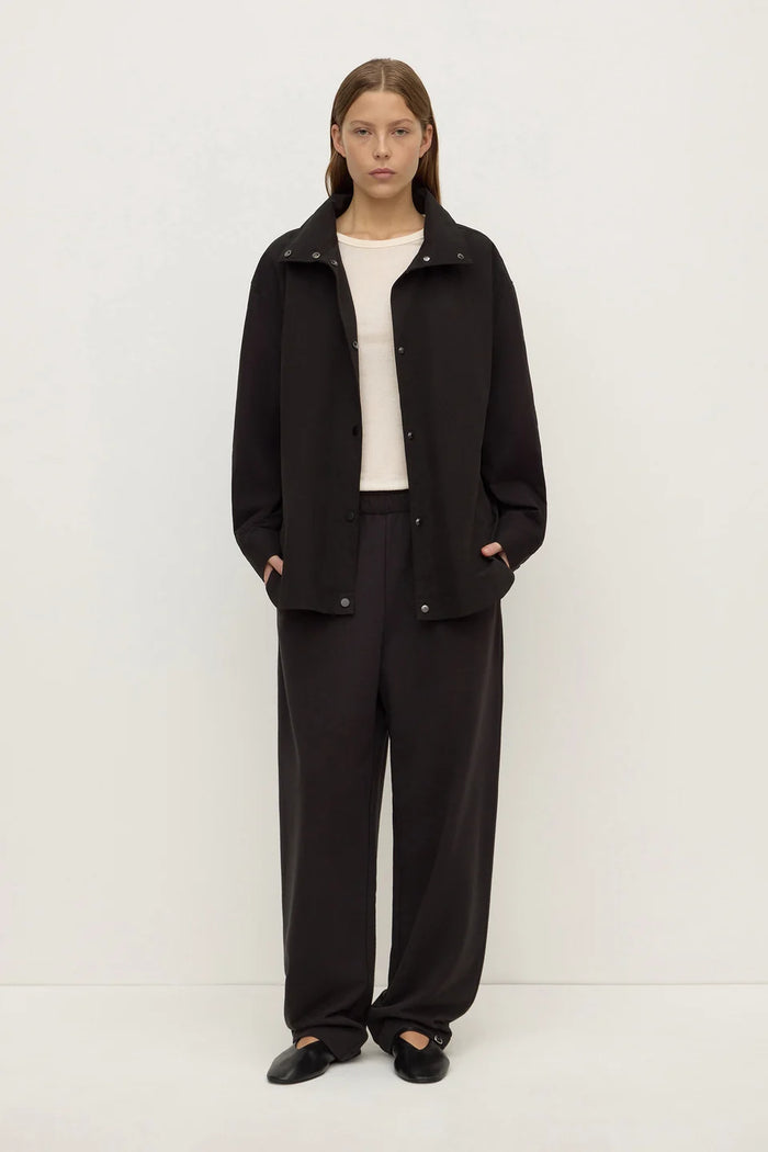 Harper Cotton Jacket Black