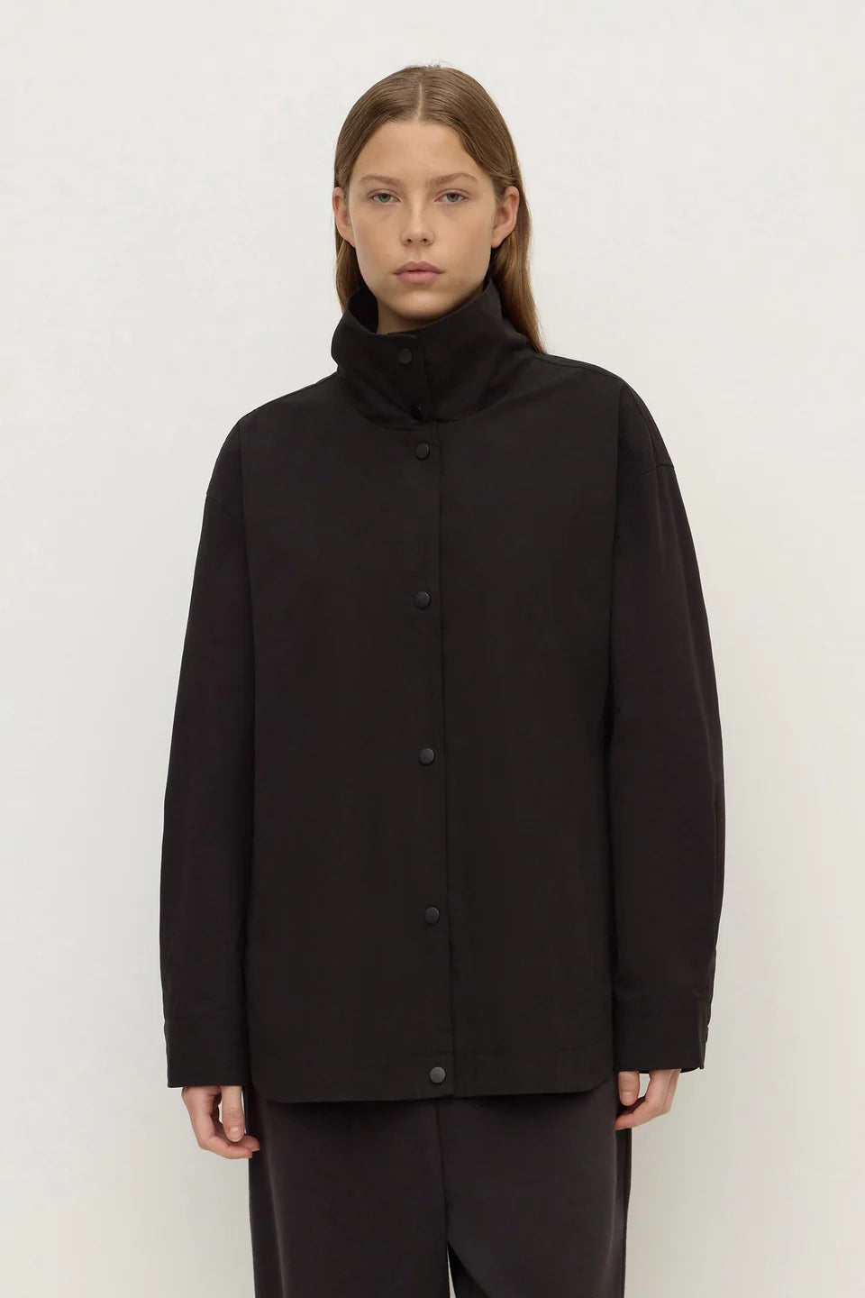Harper Cotton Jacket Black