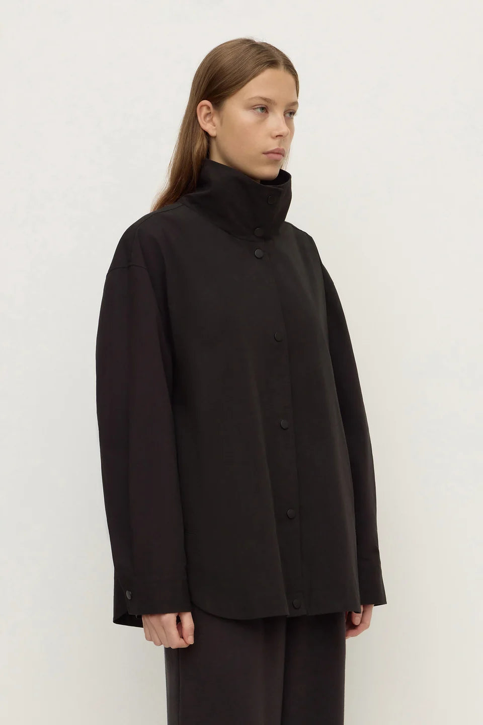 Harper Cotton Jacket Black