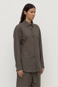 Harriet Check Long Sleeve Shirt - Brown/Black