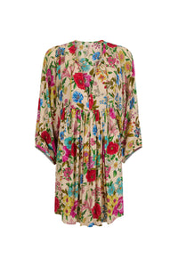 Valley of the Dolls Boho Mini Dress - Opal