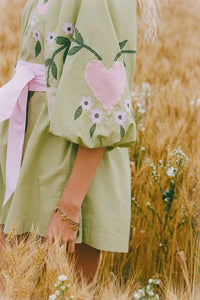 Wonderland Dress - Lime Essence