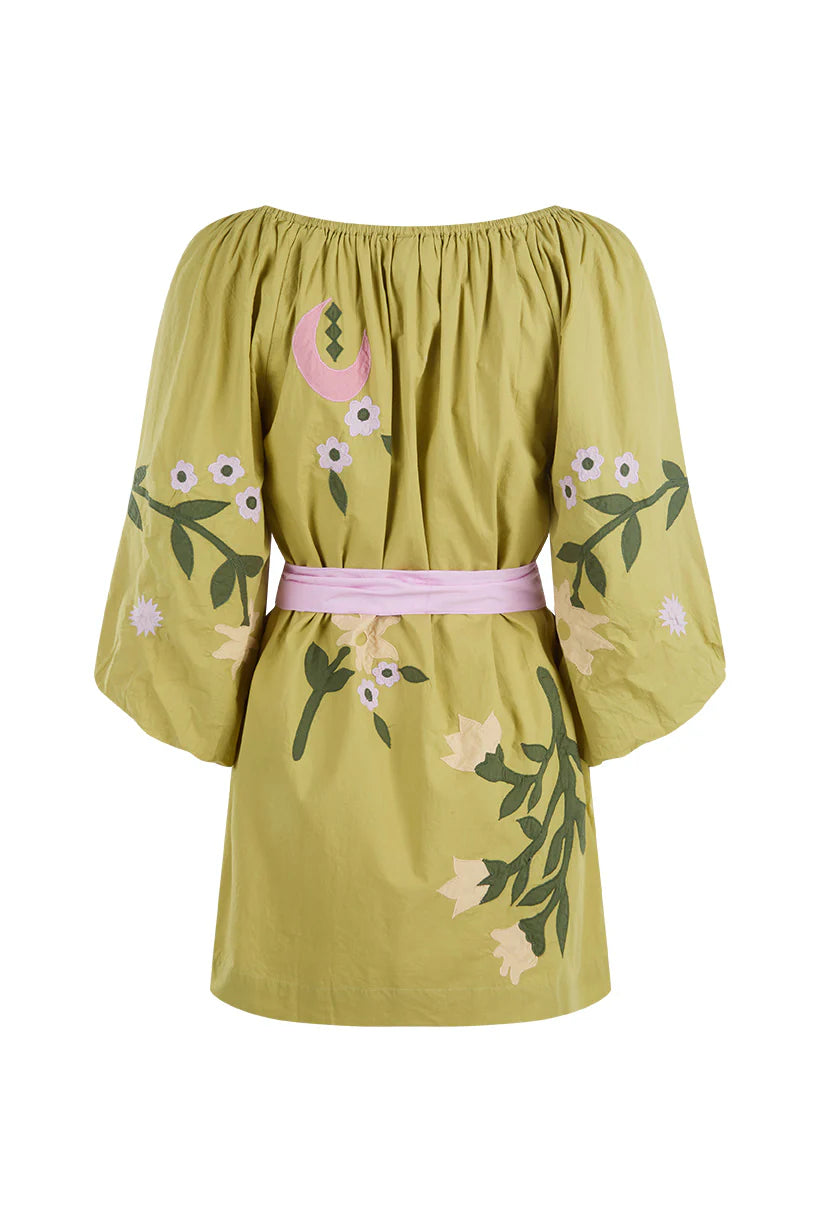 Wonderland Dress - Lime Essence