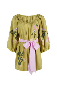 Wonderland Dress - Lime Essence