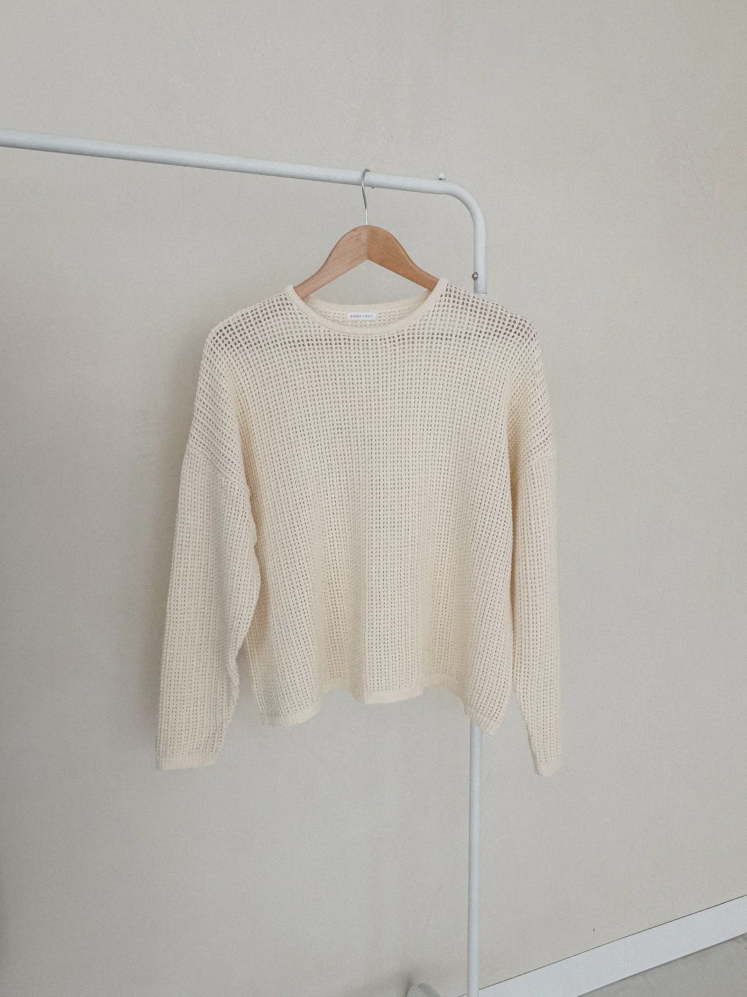 CROPPED PULLOVER | CREAM