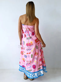 Pink Soleil La Sirena Maxi Dress