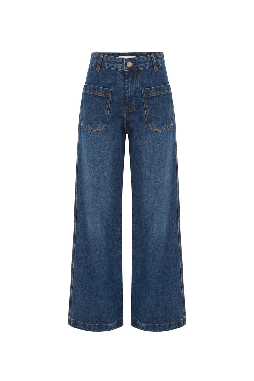 Jahmain Straight Jeans - Classic Indigo