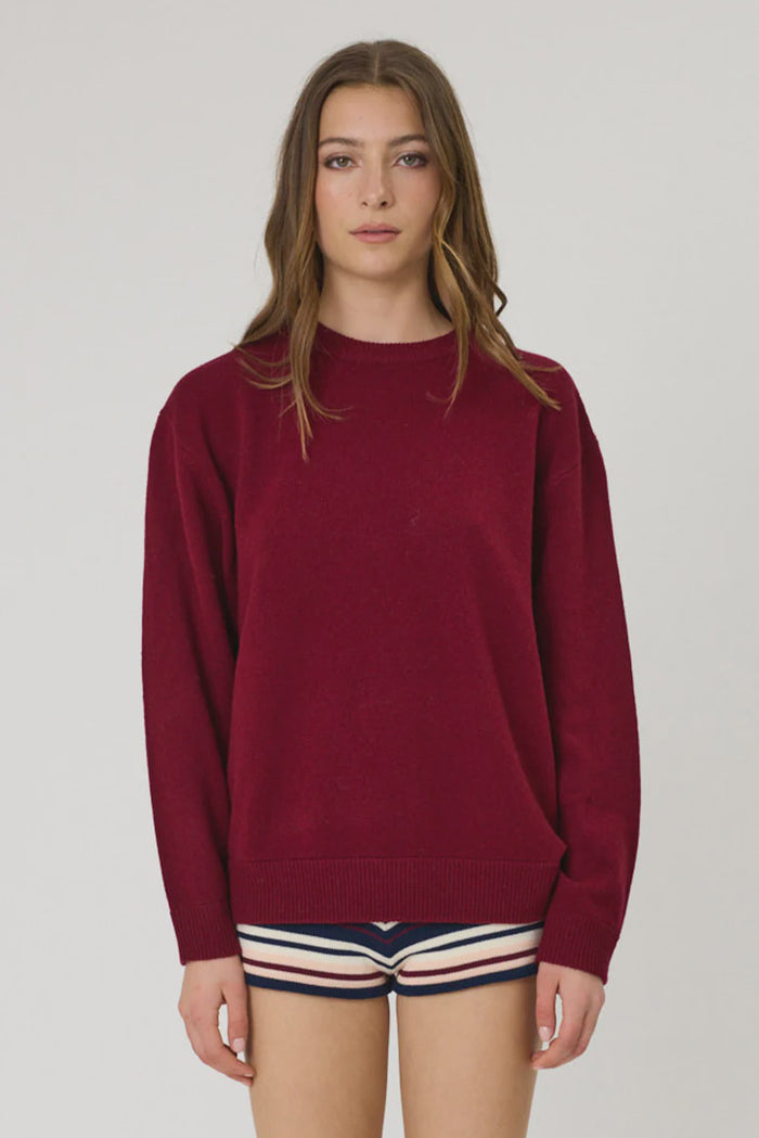 KENNEDY KNIT - POMEGRANATE