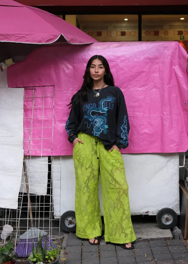 REX DRAGON ROSES LS TEE