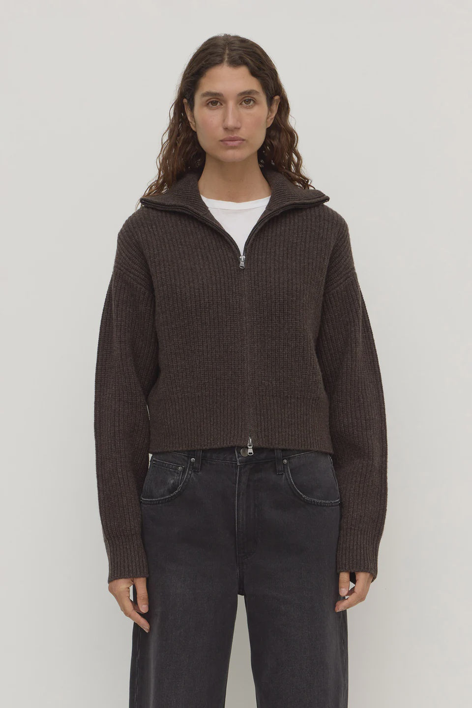 Kaia Wool Zip Sweater