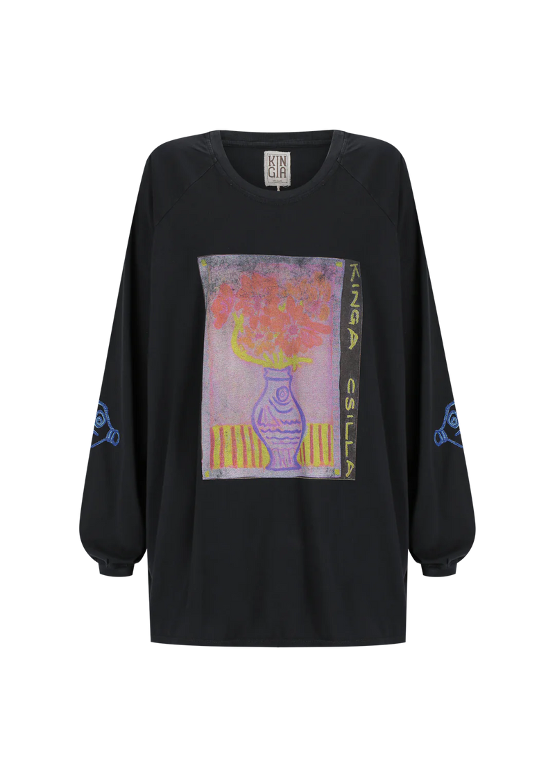 POLPO VASE ROSES TEE