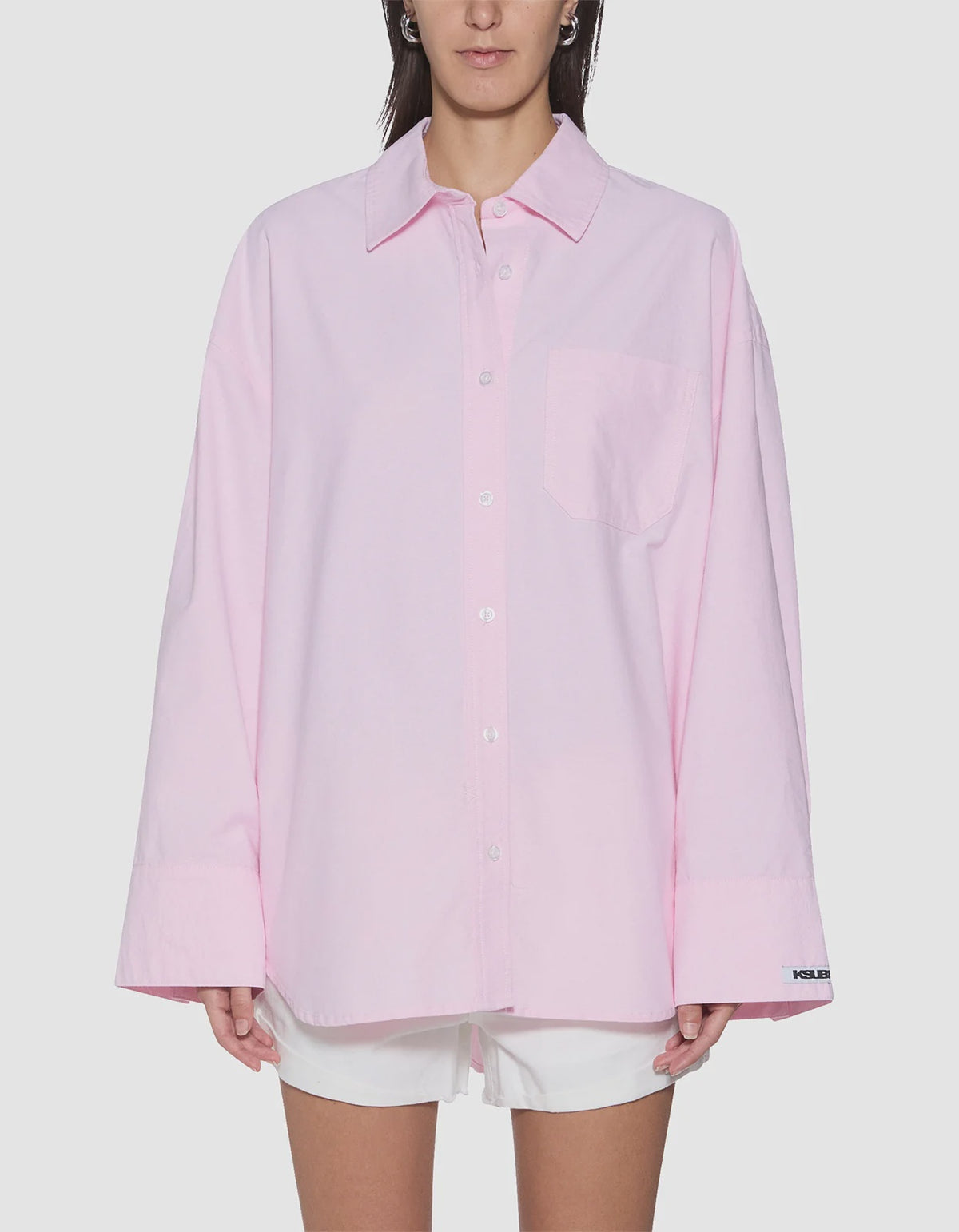 Astra ls shirt Pink Oxford