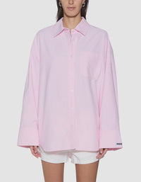 Astra ls shirt Pink Oxford