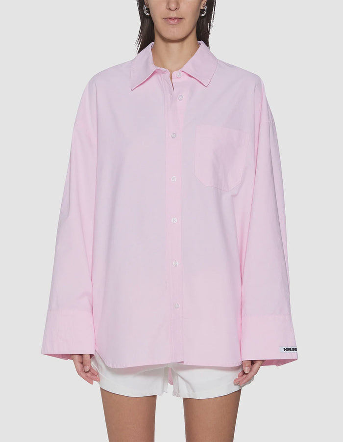 Astra ls shirt Pink Oxford
