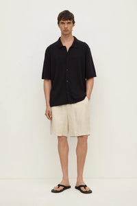 Lance Boucle Knit Short Sleeve Shirt