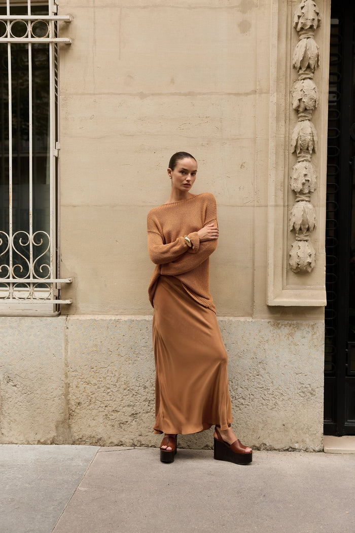 BELL LS KNIT - TOFFEE