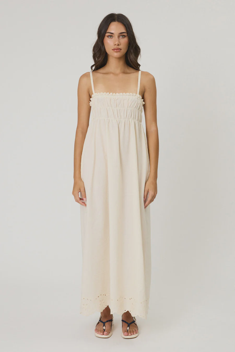 LEILANI MAXI DRESS - BONE