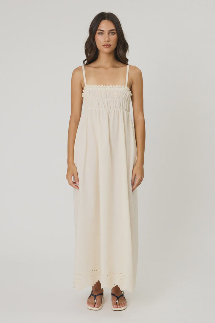 LEILANI MAXI DRESS - BONE