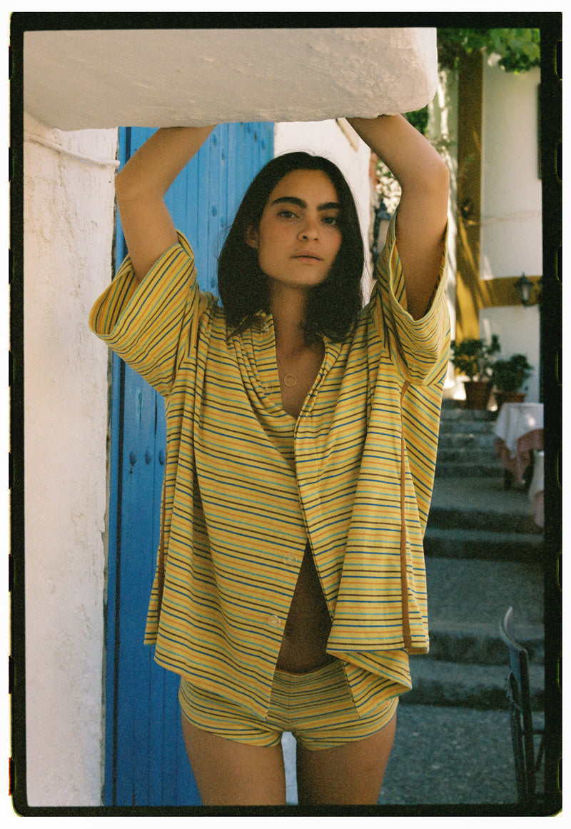 LEMON STRIPER - BUNGALOW SHIRT