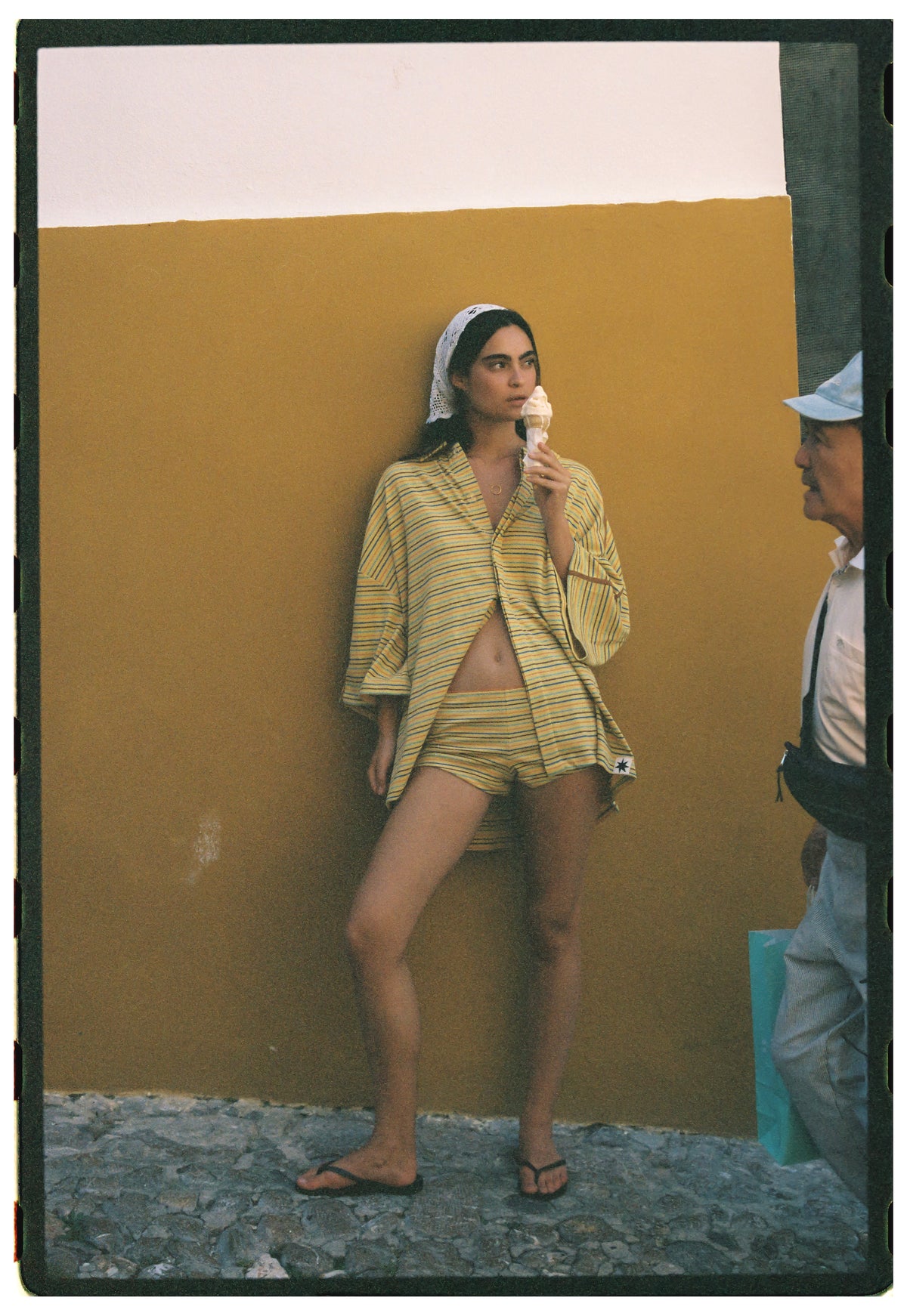 LEMON STRIPER - HOT PANT