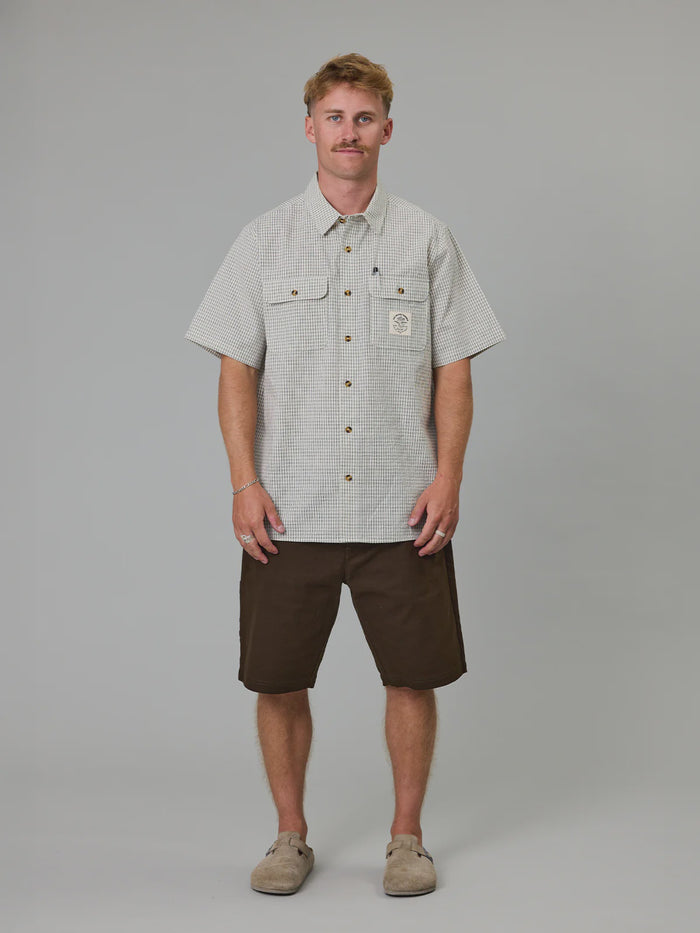 LOYALTY SS SHIRT - IVORY CHECK