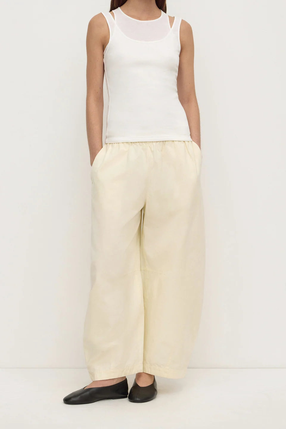 Lola Barrel Pant Vanilla
