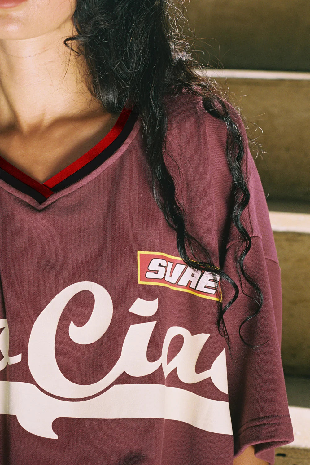 ENZO CIAO CIAO SPORT JERSEY - BURGUNDY