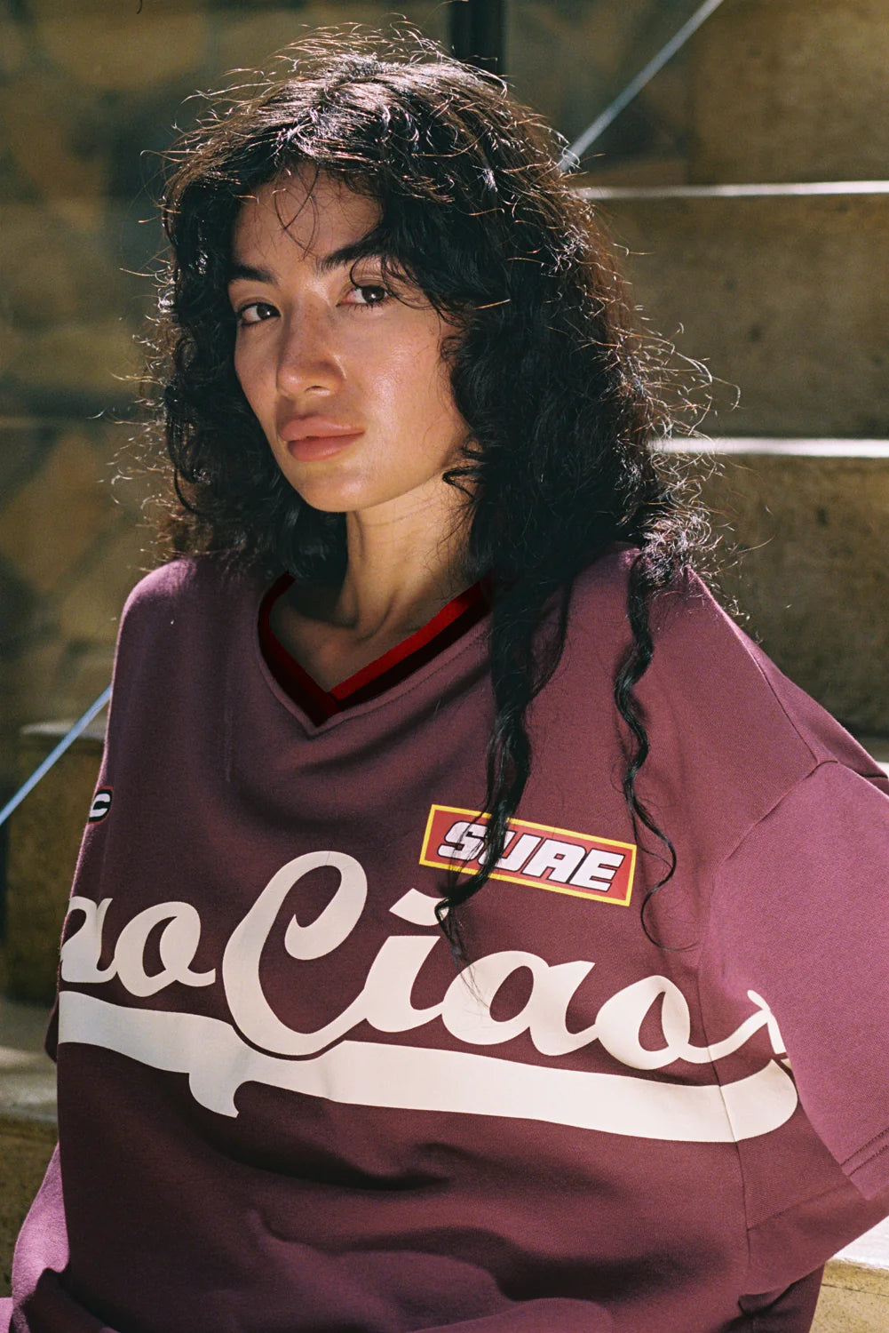 ENZO CIAO CIAO SPORT JERSEY - BURGUNDY