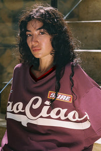 ENZO CIAO CIAO SPORT JERSEY - BURGUNDY