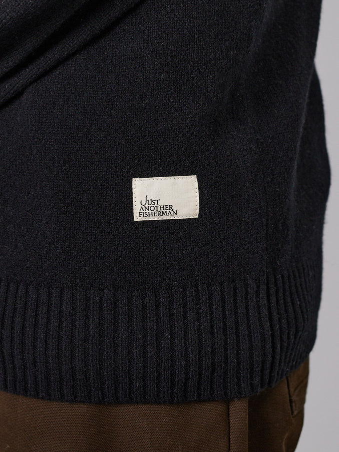 MERINO SEA CREW - BLACK