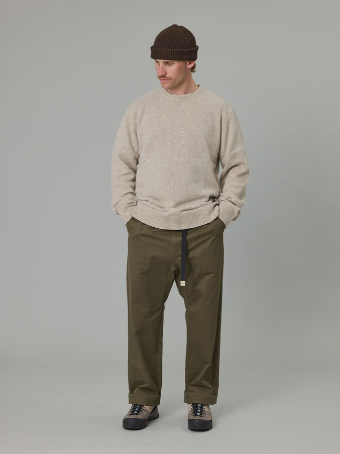 MERINO SEA CREW - GREY FEATHER