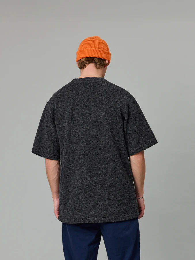 MERINO SEA CREW - GRAPHITE