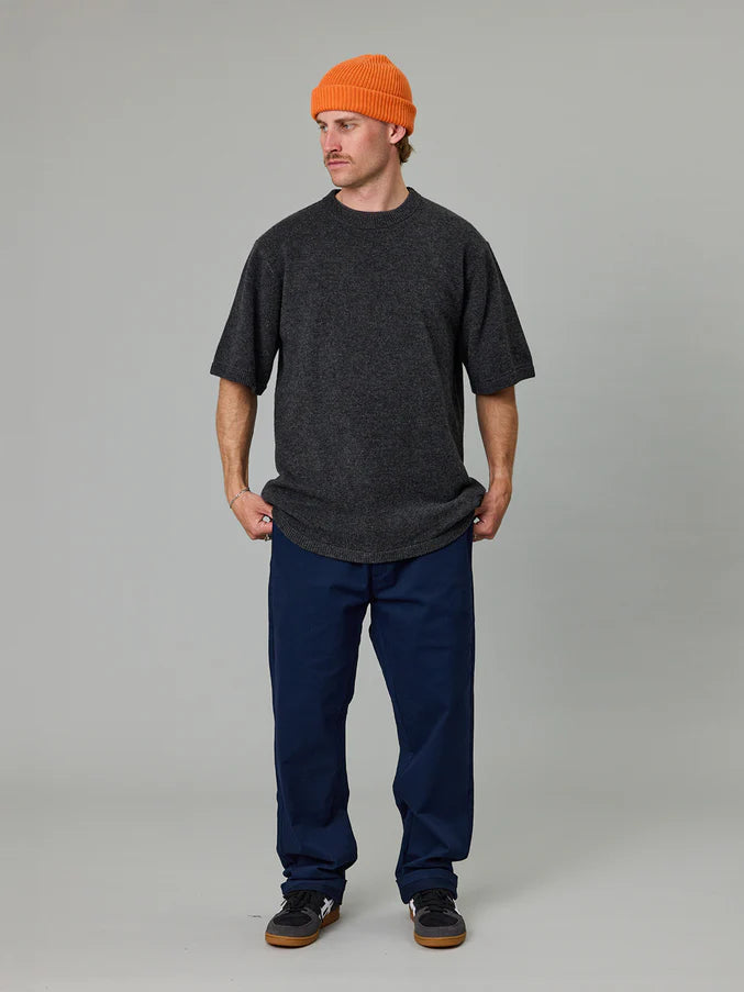 MERINO SEA CREW - GRAPHITE