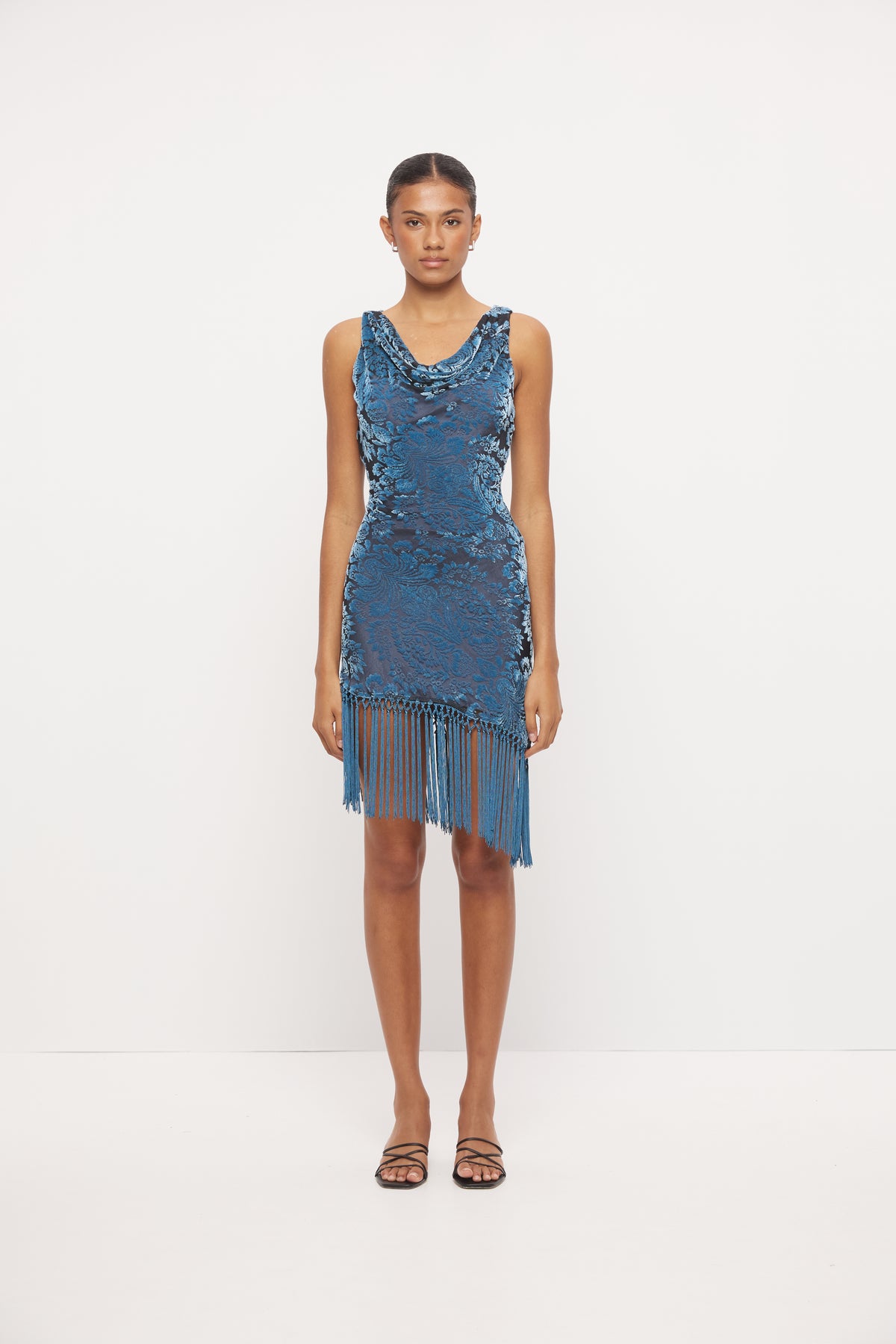 Viola Mini Dress - Moonlight Blue