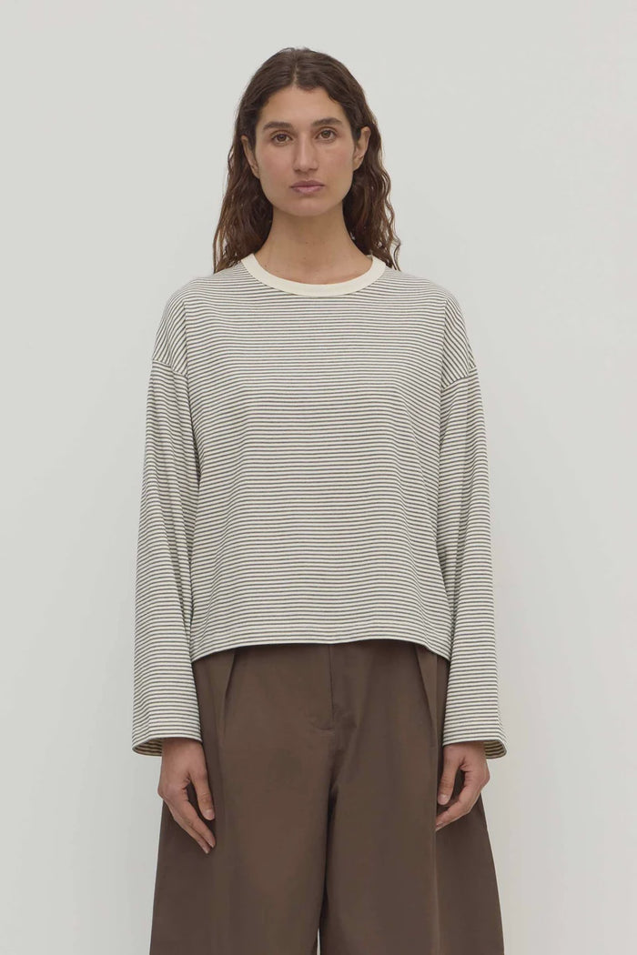 Malone Stripe Wide Sleeve Tee