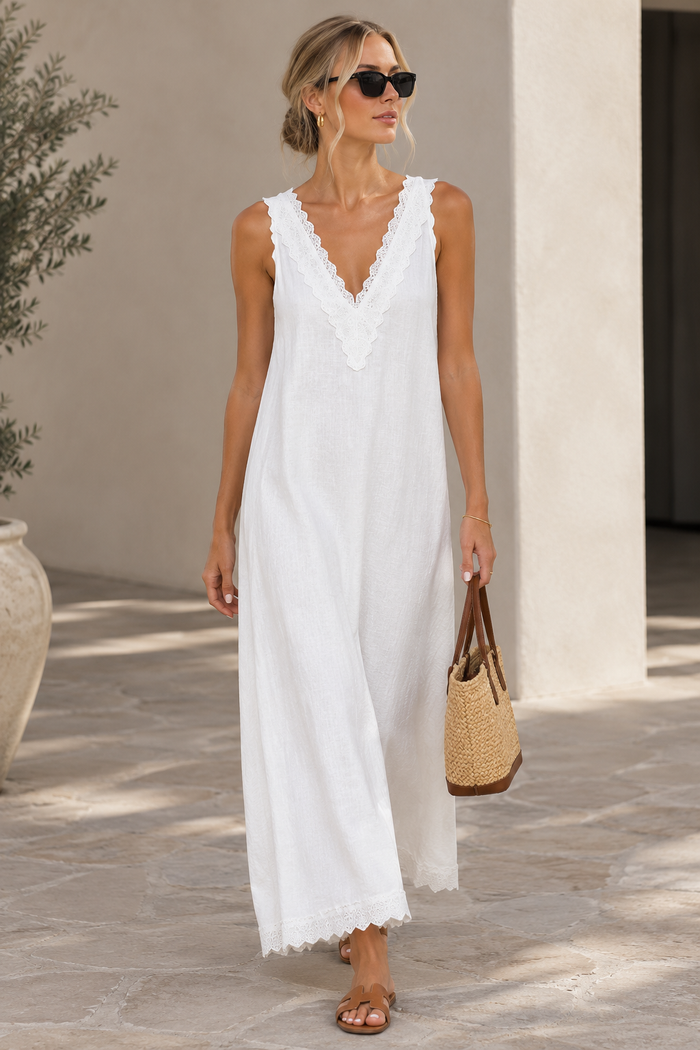 Charlotte Maxi Dress - White